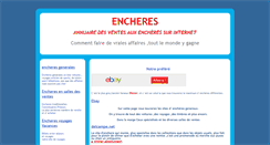 Desktop Screenshot of encheresguide.com